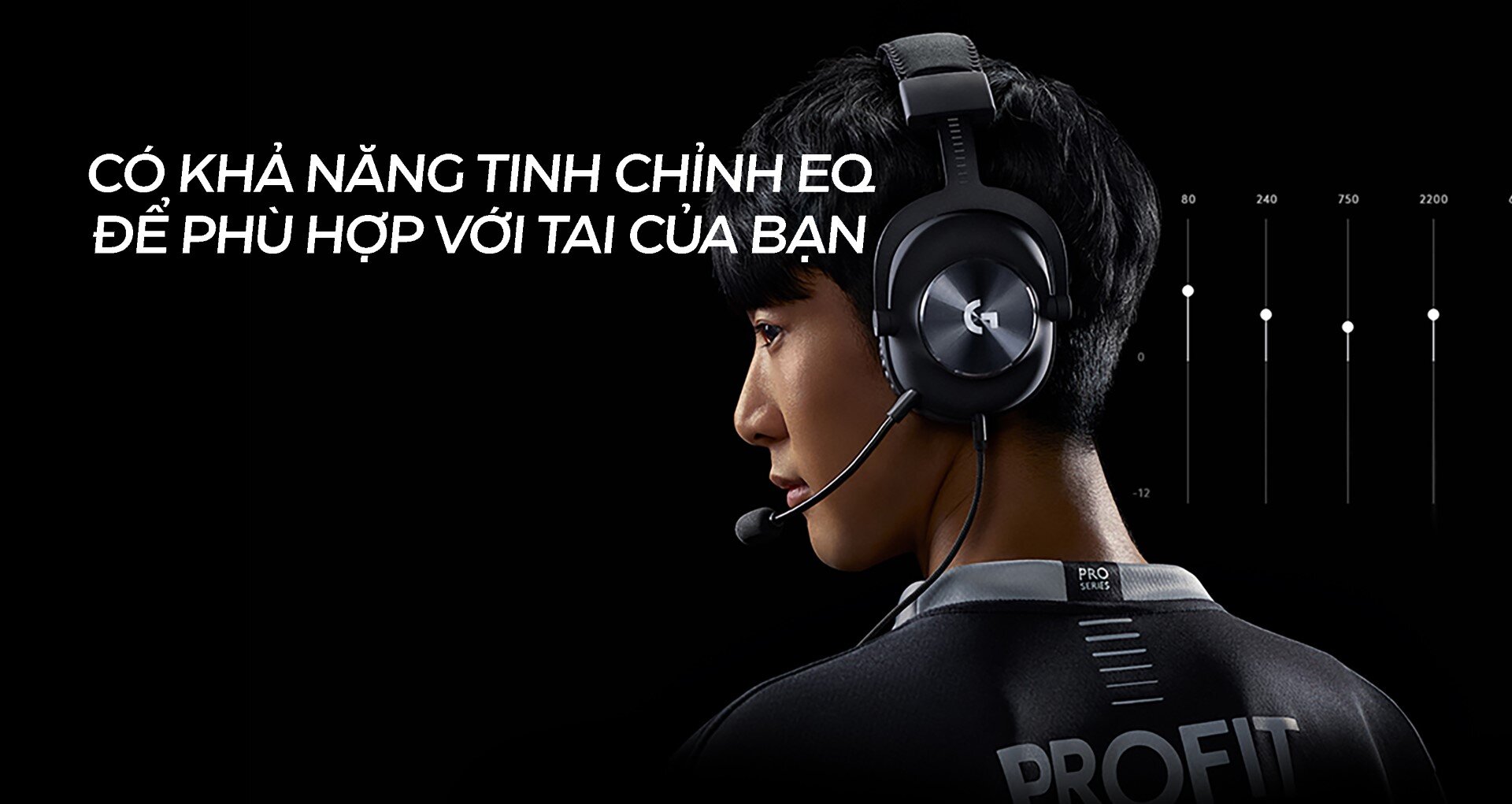 Tai nghe Logitech G PRO GAMING - Black (Gen 2)