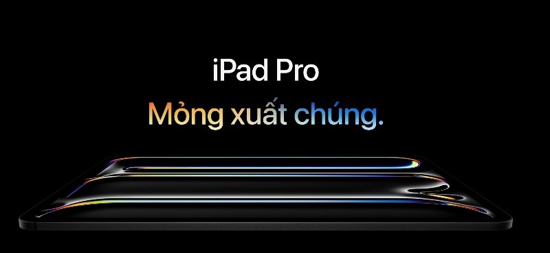 Máy tính bảng iPad Pro M4 13 inch 5G 256GB siêu mỏng