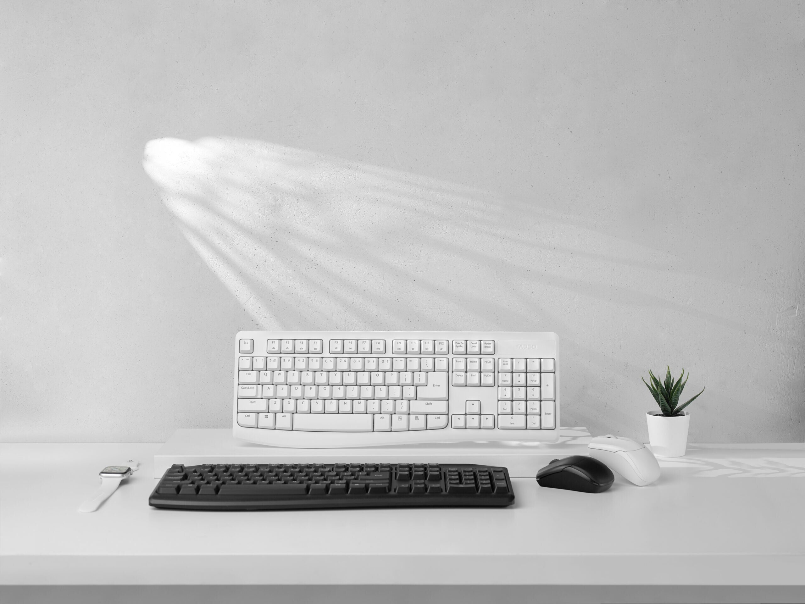 Bộ bàn phím chuột không dây Rapoo X1800 Pro Black 6