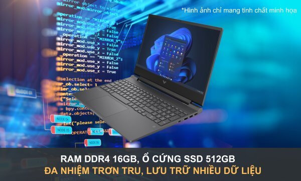 Laptop HP Victus Gaming 15-FA1090TX i5-13420H/16GB/512GB/Win11 (8C5M7PA)