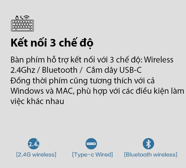 Bàn phím cơ FLEsport FL980 CPM Sea Salt White sw (Kailh Box) 2