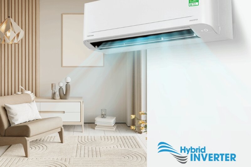 Điều hòa Toshiba Inverter 9000 BTU 1 chiều RAS-H10S4KCV2G-V tiết kiệm điện
