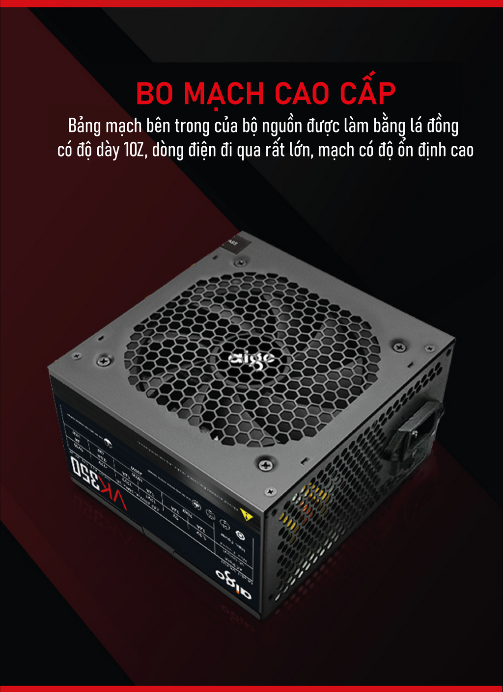 Nguồn máy tính AIGO VK350 - 350W