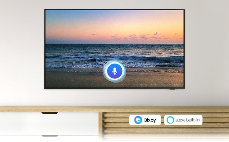 Smart Tivi Samsung 65 inch 4K 65AU8000 7 Smart tivi Samsung 65 inch 4K UA65AU8000 trợ lý giọng nói bixby
