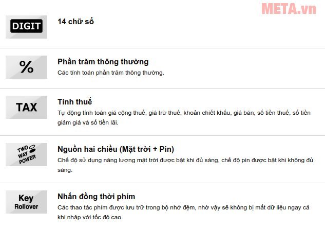 Máy tính Casio DM-1400B Máy tính Casio DM-1400B