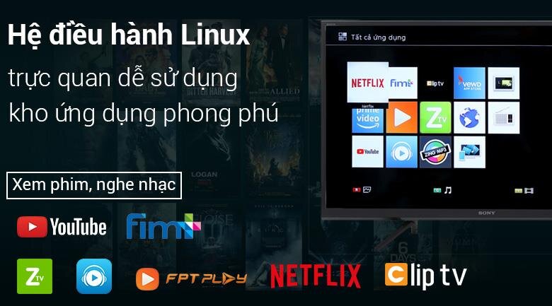 Smart Tivi Sony 32 inch 32W610F, HDR, MXR 200Hz