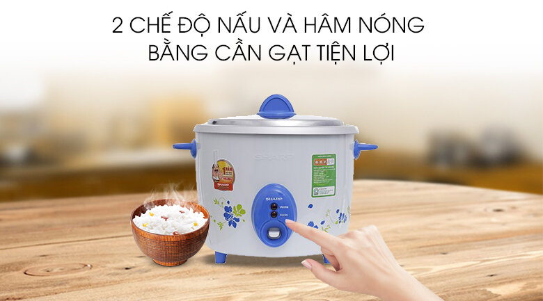 Nồi cơm điện Sharp 2.8 lít KSH-D28V Nồi cơm điện Sharp 2.8 lít KSH-D28V