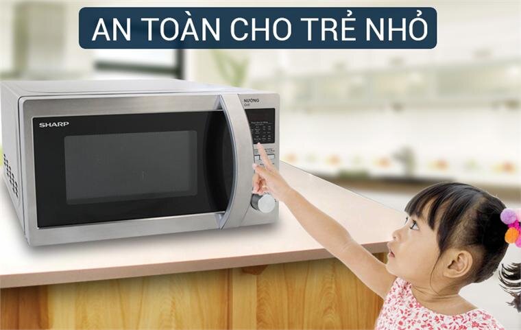LÒ VI SÓNG Sharp R-G620VN (ST), 20L, Có nướng