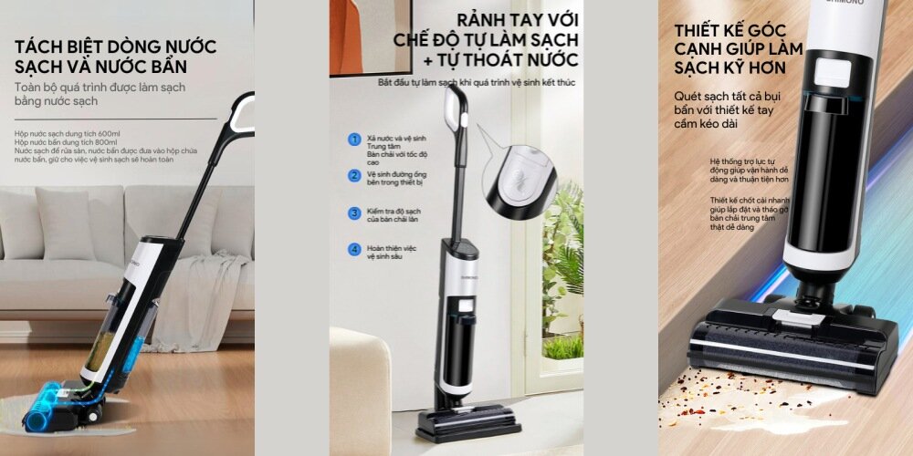 Sử dụng Shimono I7-Pro để rảnh tay làm việc khác