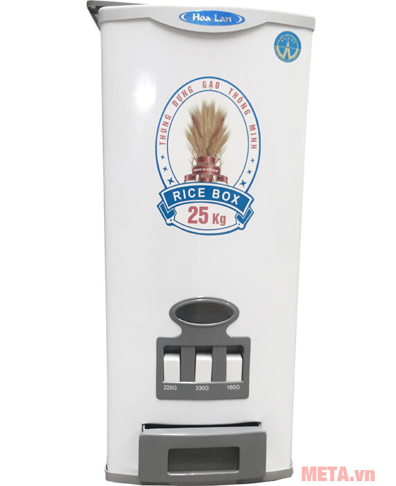 Thùng gạo thông minh Hoa Lan HL-25 (25 kg)