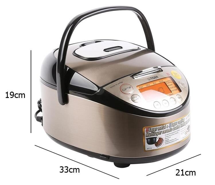 Nồi cơm điện tử cao tần Tiger JKT-S10W 1 lít