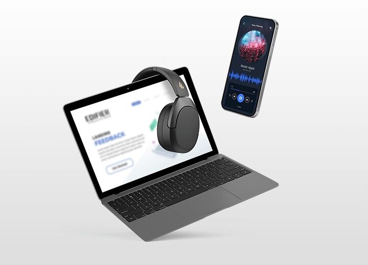 Tai nghe Bluetooth chụp tai Edifier W830NB - Màu Đen 12