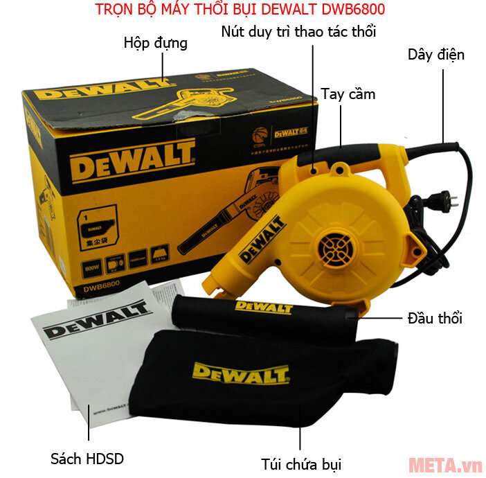 Máy thổi bụi DeWalt DWB6800 Máy thổi bụi DeWalt DWB6800