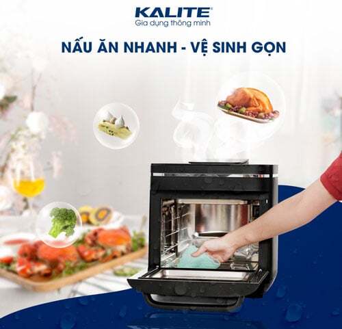 Kalite Steam X có chức năng vệ sinh tiện lợi Kalite Steam X có chức năng vệ sinh tiện lợi