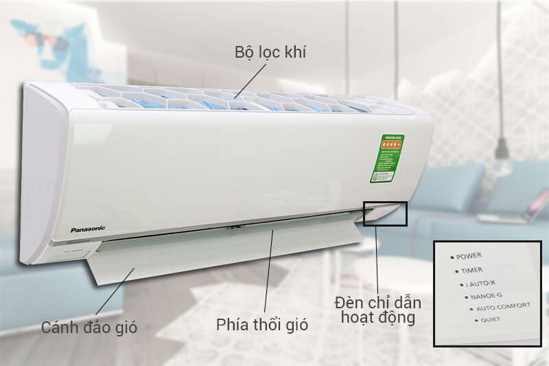 Máy lạnh Panasonic Inverter 1 HP CU/CS-S9RKH-8 Máy lạnh Panasonic Inverter 1 HP CU/CS-S9RKH-8