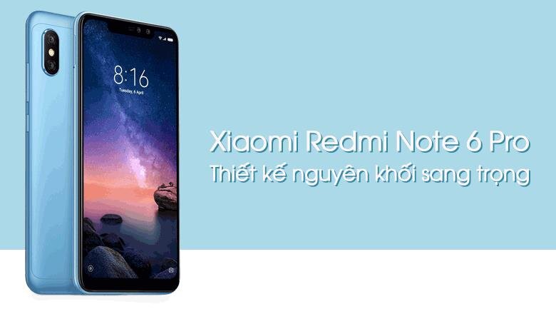 Điện thoại Xiaomi Redmi Note 6 Pro 32Gb Gold