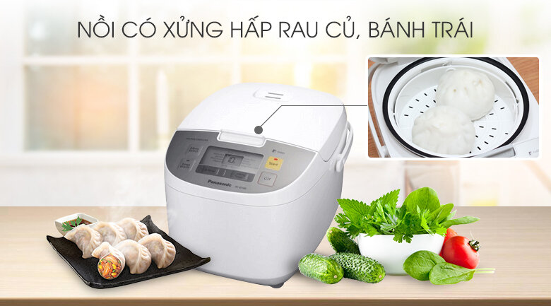 Nồi cơm điện tử Panasonic 1 lít SR-ZE105WRAM Nồi cơm điện tử Panasonic 1 lít SR-ZE105WRAM