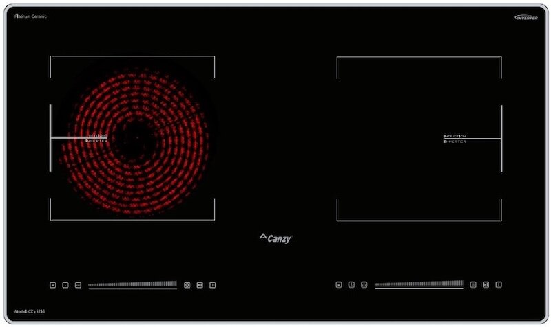 Bếp điện từ hồng ngoại Canzy CZ-52IG được tích hợp công nghệ Inverter tiên tiến