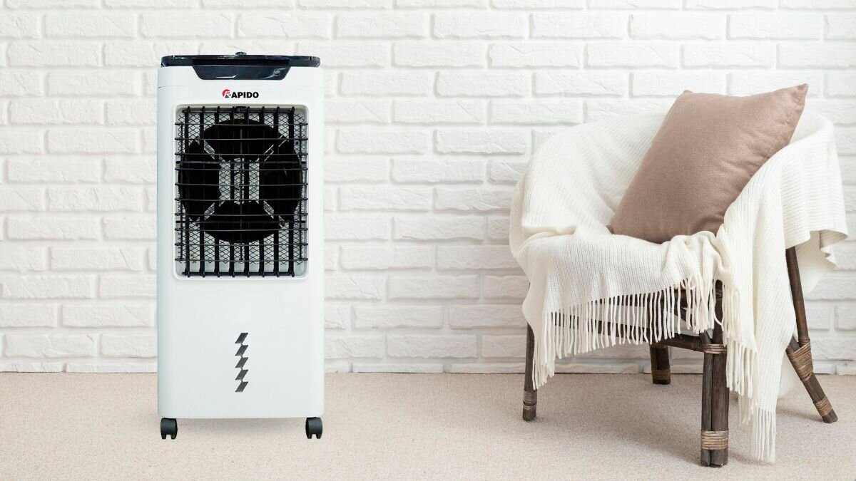 Quạt điều hòa không khí Rapido Everest 6000-M với thiết kế hiện đại