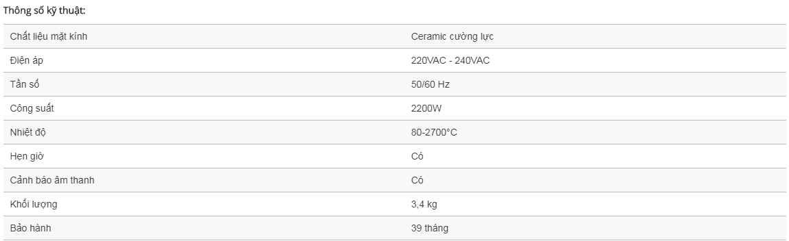 Bếp hồng ngoại Elmich  EL-7951 2357951 (2200W) Bếp hồng ngoại Elmich  EL-7951 2357951 (2200W)