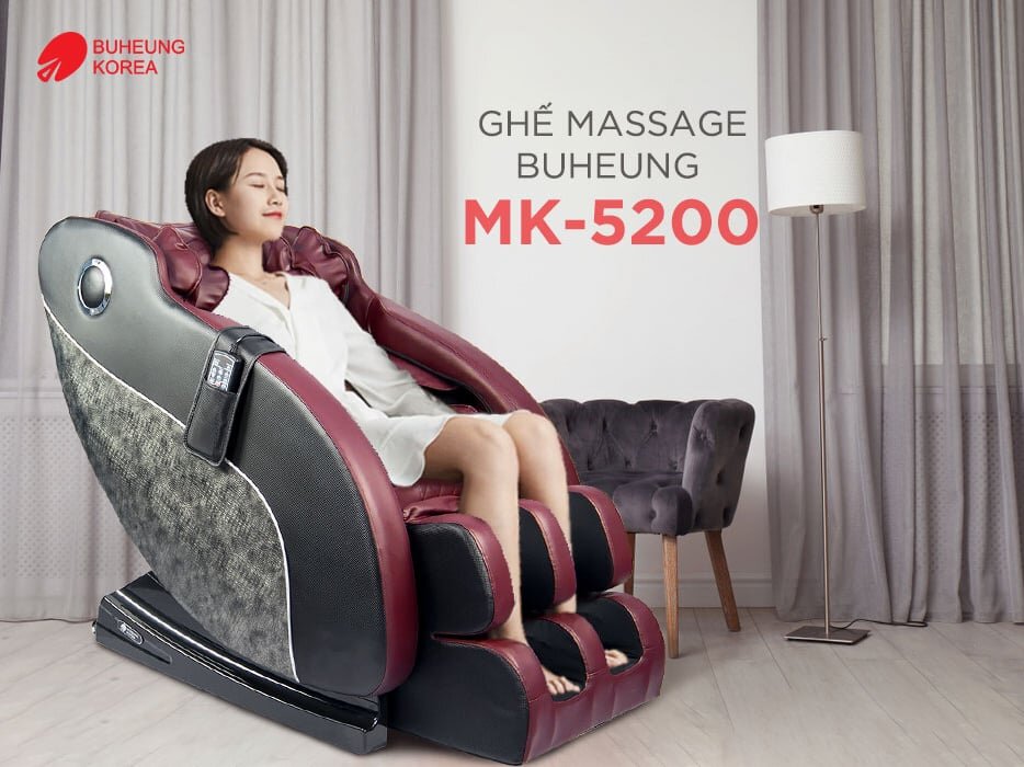 Ghế massage giúp thư giãn, thoải mái tính thần Ghế massage Buheung