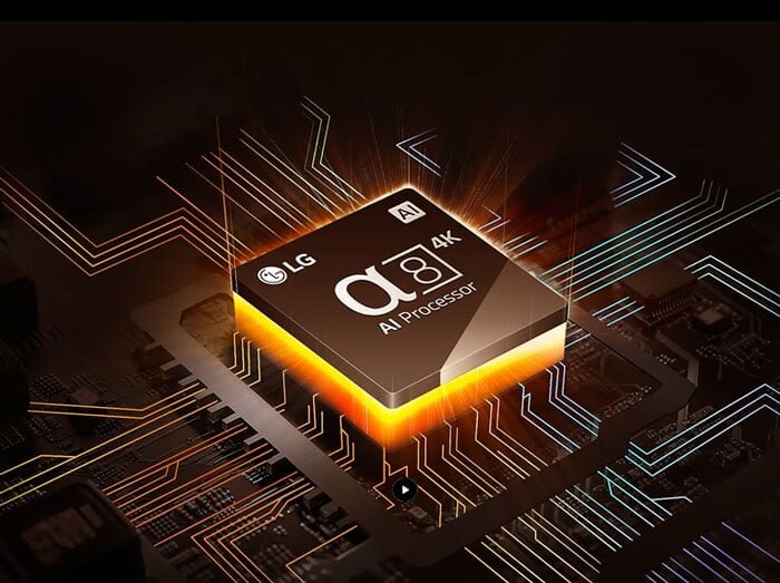 Bộ xử lý α8 AI Processor 4K đem đến hình ảnh chân thực và âm thanh đặc sắc Bộ xử lý α8 AI Processor 4K đem đến hình ảnh chân thực và âm thanh đặc sắc