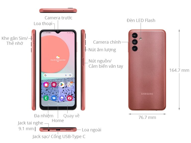 điện thoại samsung galaxy a04s 4gb/64gb