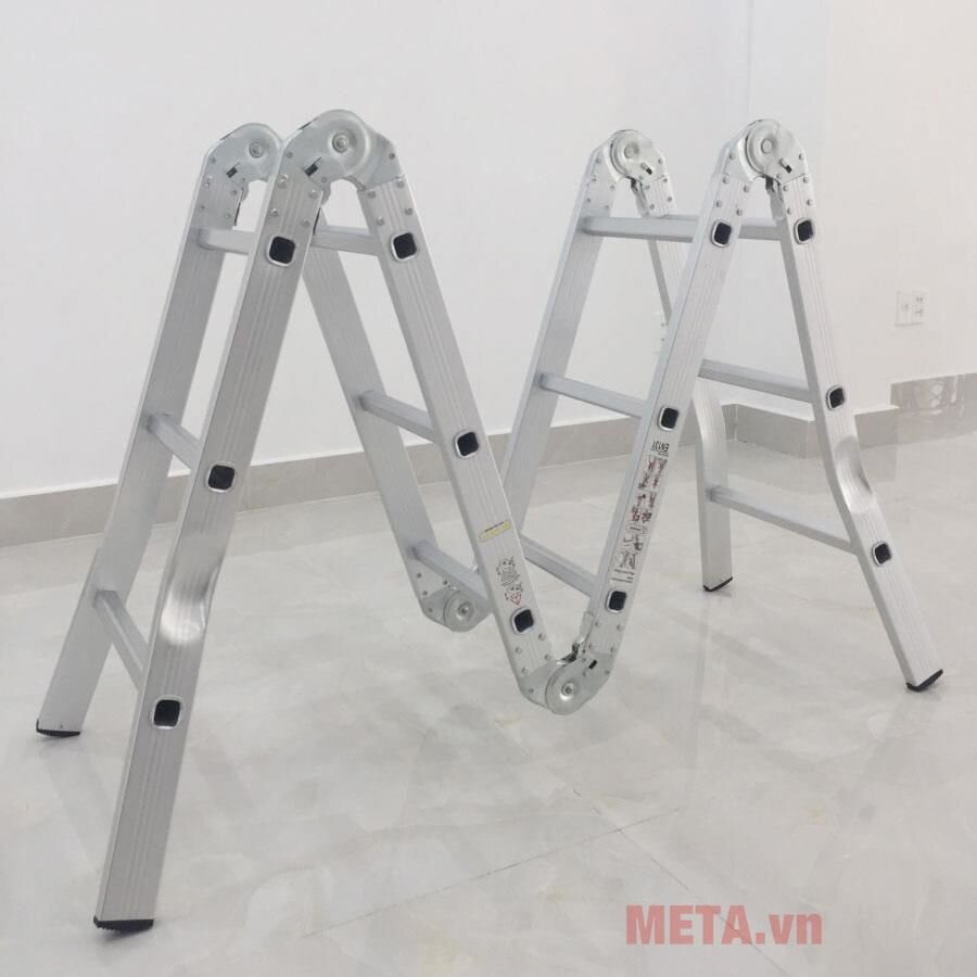 Thang nhôm gấp 4 đoạn Sumika SK 603