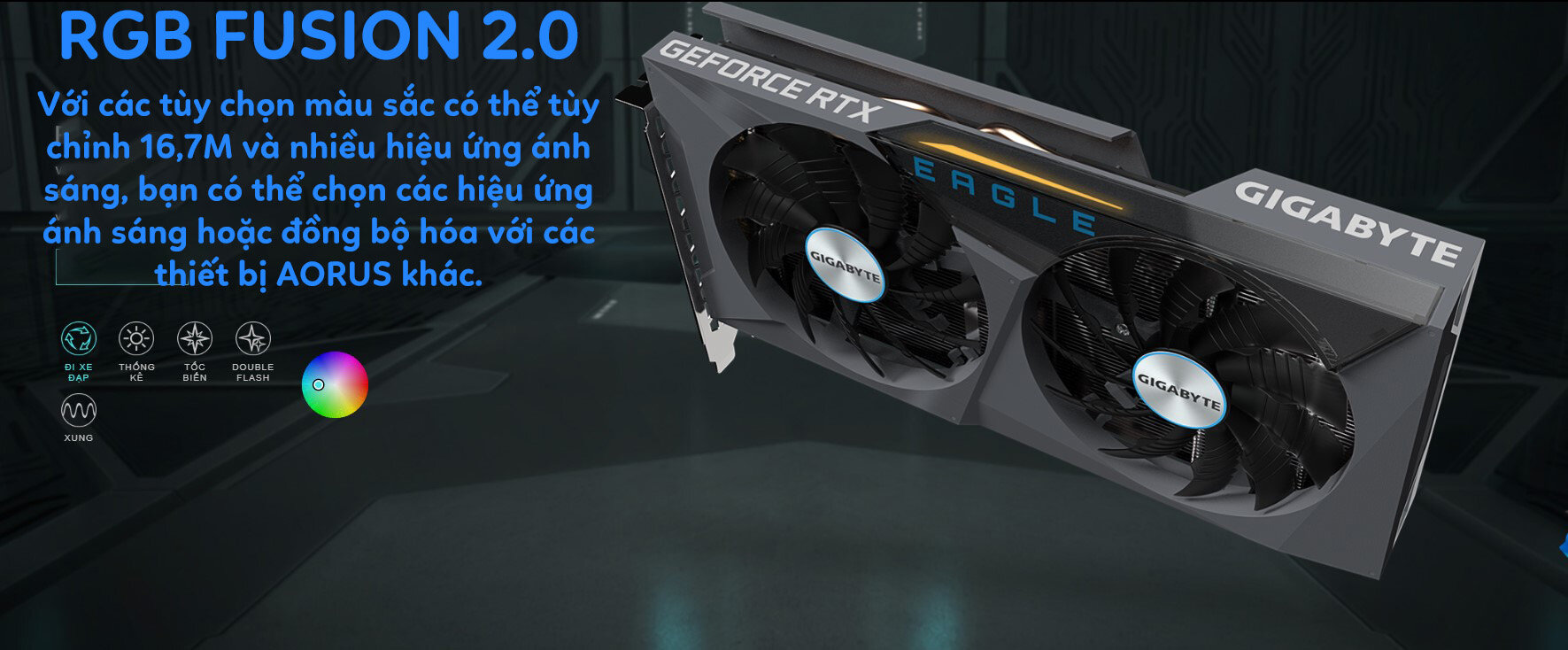 Card màn hình Gigabyte RTX 3060 Ti EAGLE OC-8GD-V2