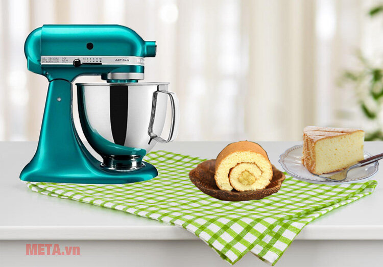 Máy trộn đa năng Artisan KitchenAid 5KSM150PSESA (màu xanh ngọc - 4.8L)
