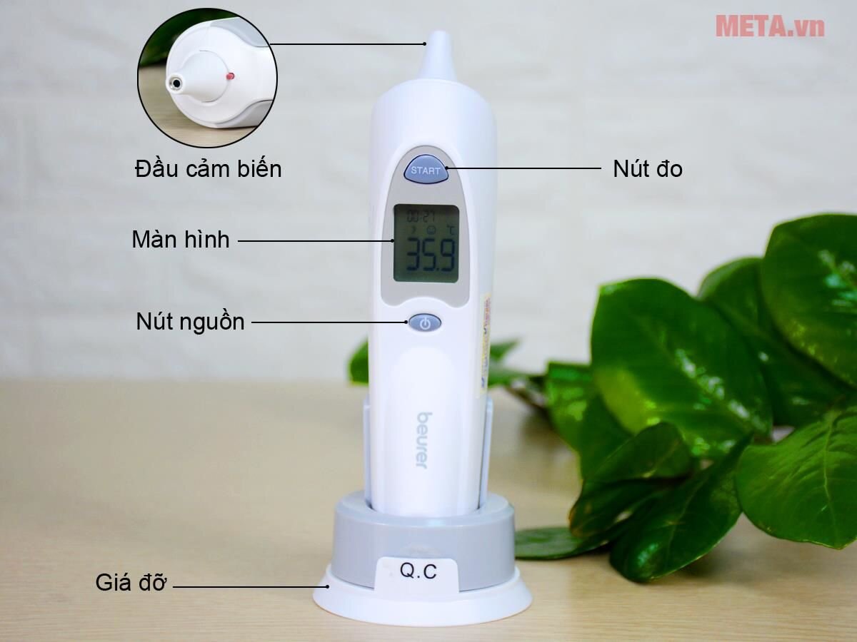 Nhiệt kế điện tử đo tai Beurer FT58 Nhiệt kế điện tử đo tai Beurer FT58