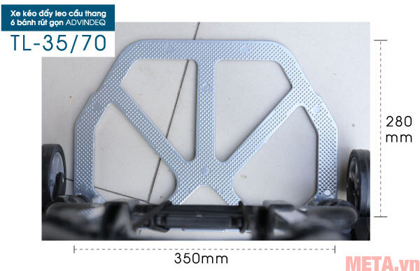 Xe kéo đẩy leo cầu thang 6 bánh rút gọn Advindeq TL-35/70