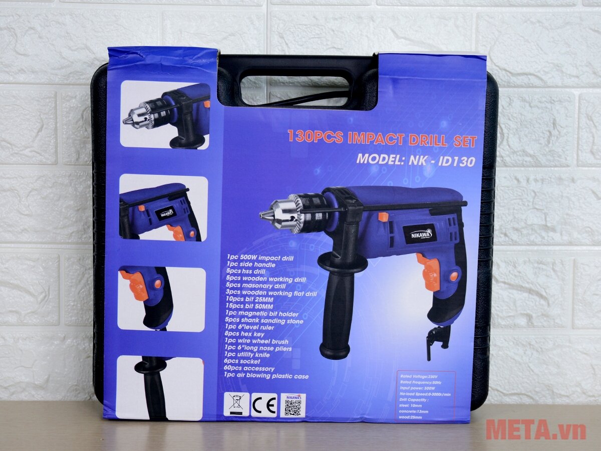 Bộ máy khoan động lực Nikawa NK-ID130