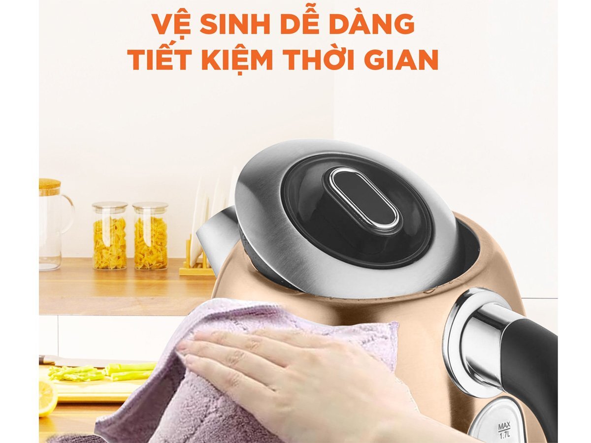 Vệ sinh dễ dàng 