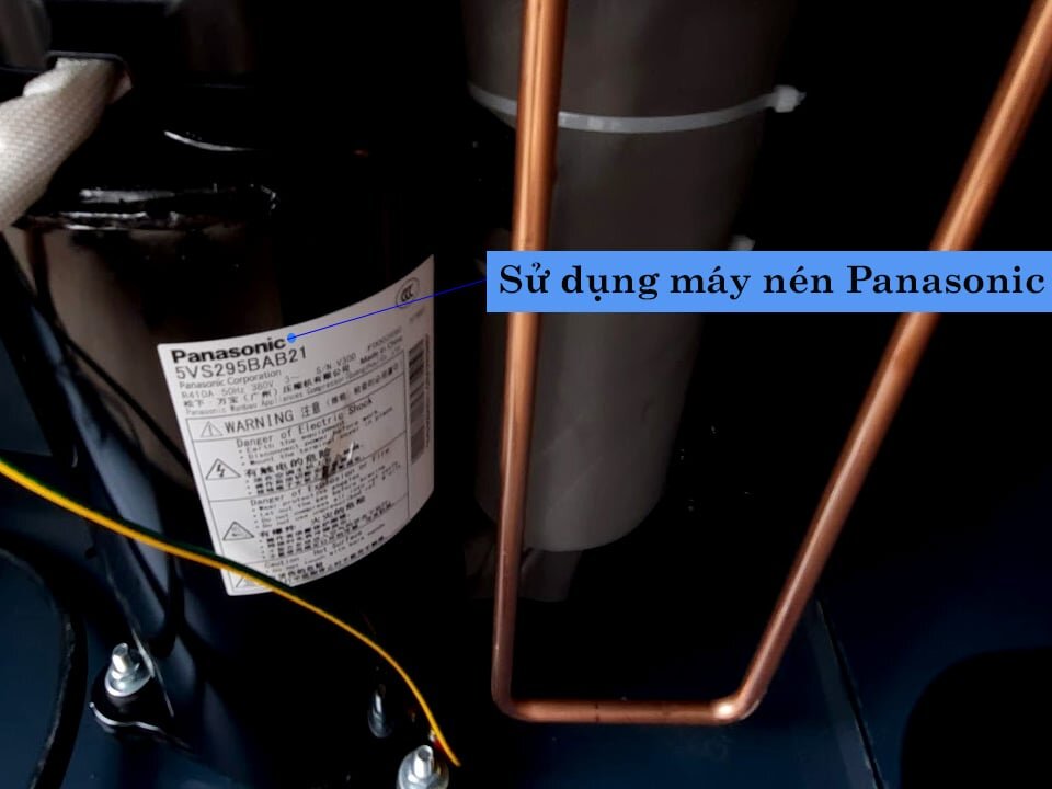 Máy hút ẩm công nghiệp Kosmen KM-480S sử dụng máy nén Panasonic bền bỉ