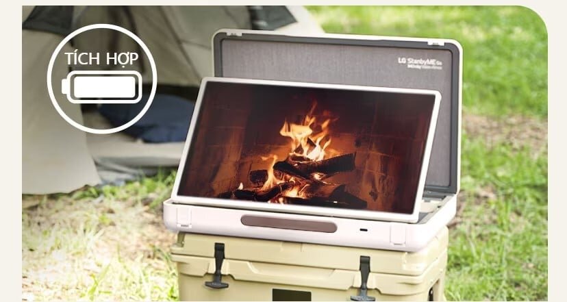 Pin tích hợp trong LG StanbyME Go