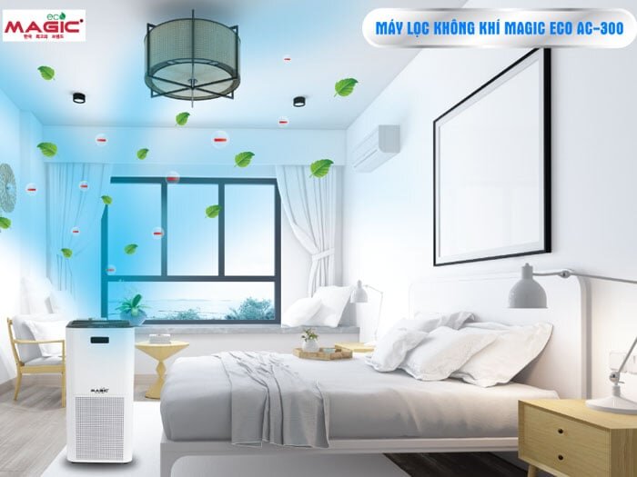 Sử dụng được cho nhiều không gian Máy lọc không khí gia đình