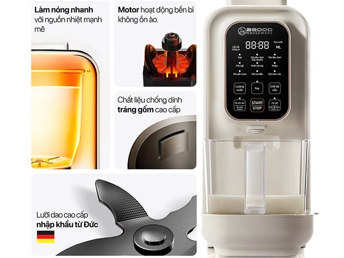 Máy làm sữa hạt tự động 2GOOD SONA i8