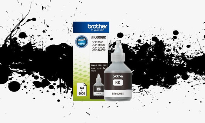 Mực in Brother BT6000BK công nghệ in phun 