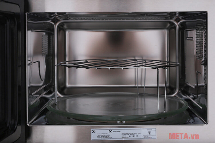 Lò vi sóng âm tủ có nướng Electrolux EMS2540X