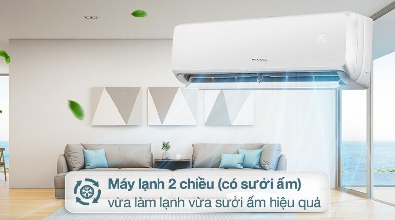 Điều hòa Gree Inverter 18000 BTU 2 chiều CHARM18HI làm mát nhanh