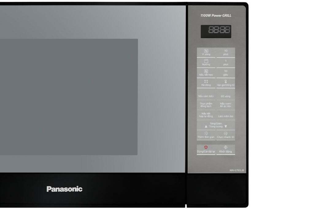 Bảng điều khiển điện tử của lò vi sóng Panasonic NN-GT65JBYUE bằng tiếng Việt dễ dàng sử dụng Bảng điều khiển điện tử của lò vi sóng Panasonic NN-GT65JBYUE bằng tiếng Việt dễ dàng sử dụng