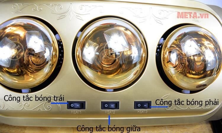 Đèn sưởi nhà tắm Moletty M-03H