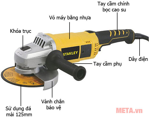 Máy mài góc Stanley SGM145 1.400W (125mm)