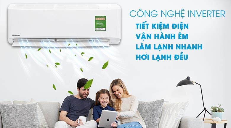 Điều hòa Panasonic 1 chiều inverter PU12UKH-8 12.000BTU