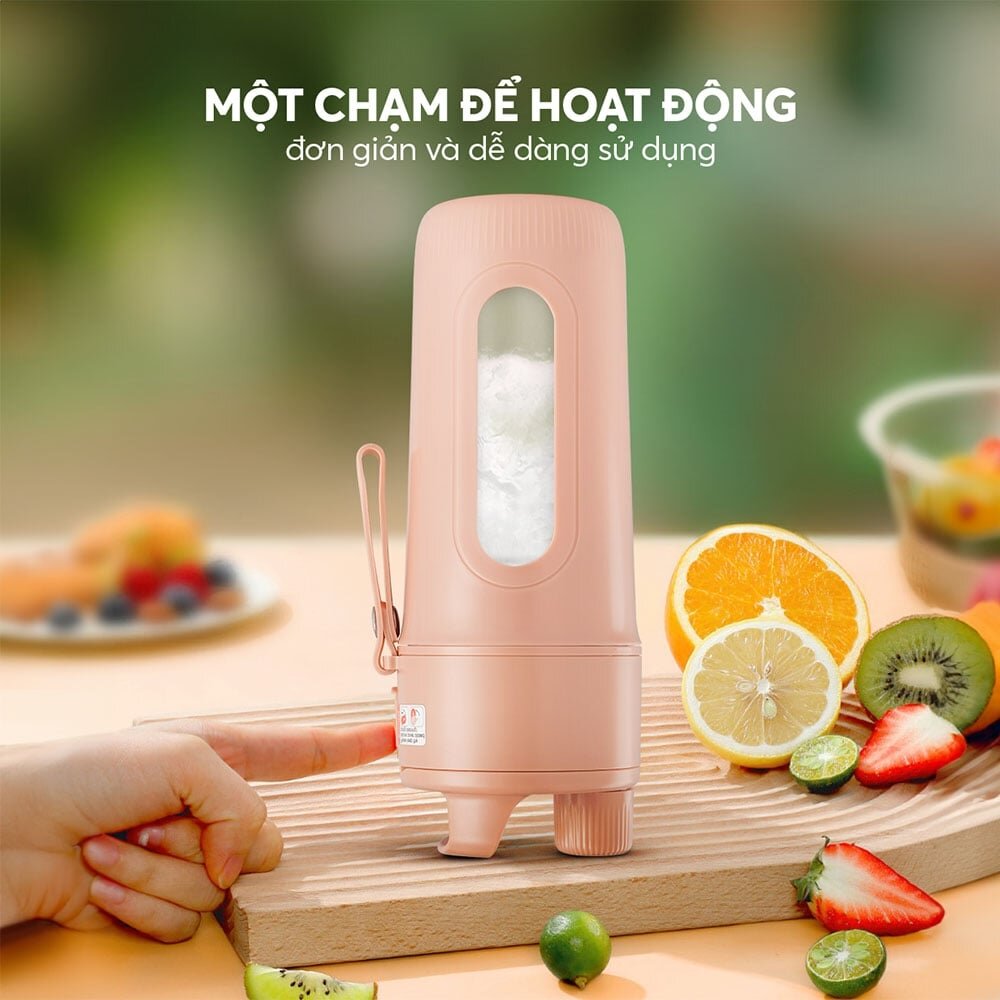 Máy xay sinh tố dễ sử dụng Máy xay sinh tố dùng pin
