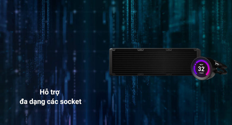 Tản nhiệt CPU AIO NZXT Kraken Z73 (360mm) | Hỗ trợ đa dạng socket