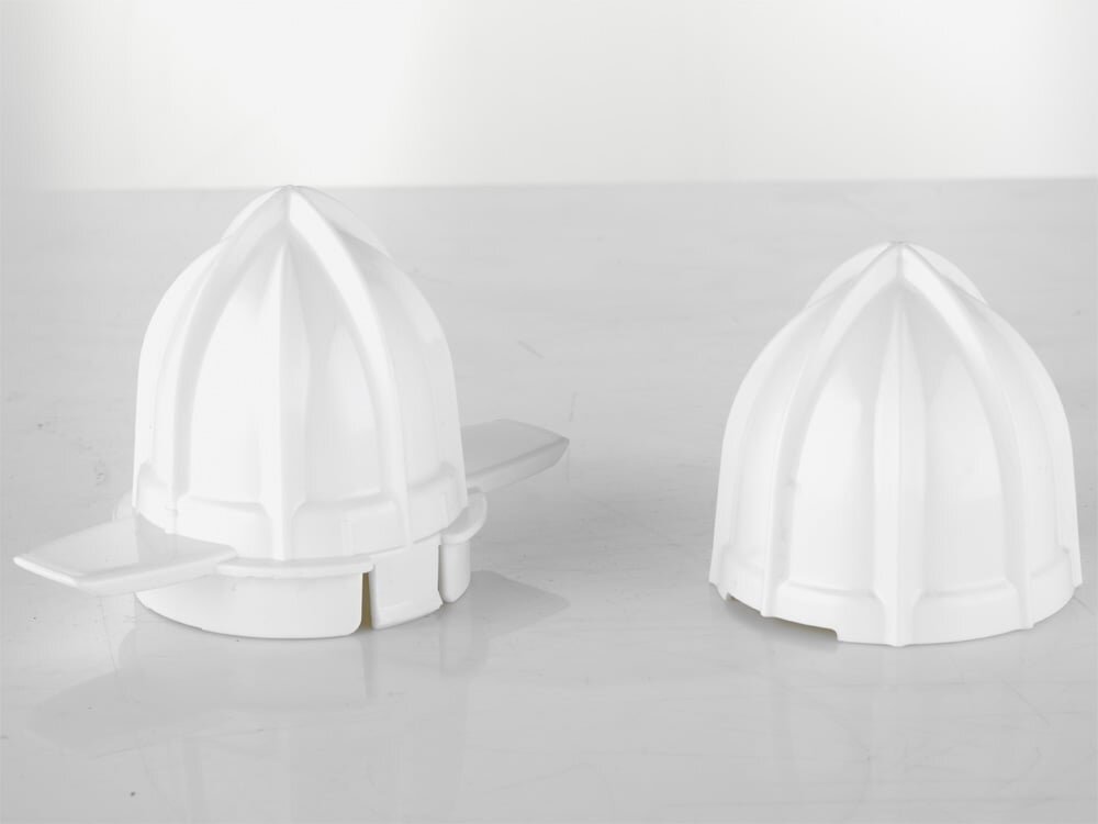 Máy trang bị hai cỡ nón vắt khác nhau