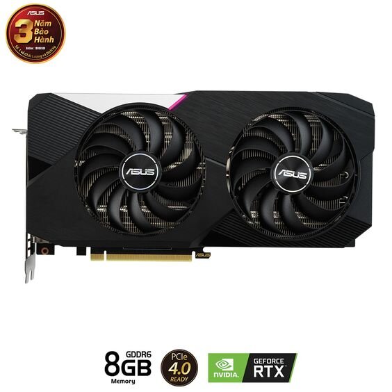 Asus DUAL RTX 3060 Ti O8G (Ảnh 2)