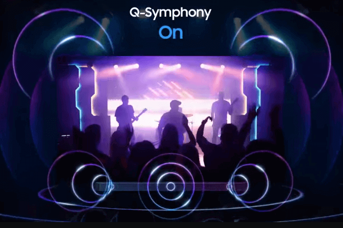 TV 4K Samsung UA75DU8000KXXV tích hợp công nghệ Q-Symphony